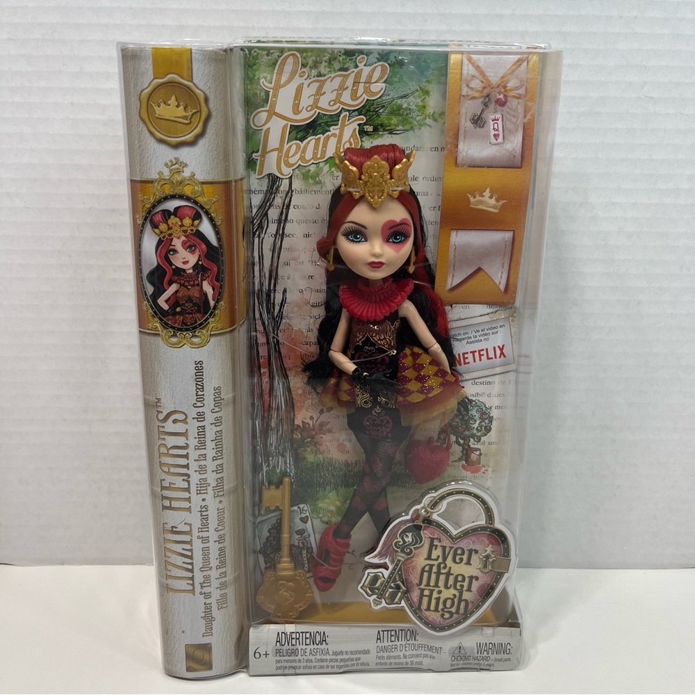 EVER AFTER HIGH Lizzie Hearts Royal Doll 2014 NEW Sealed Mattel NWT RARE